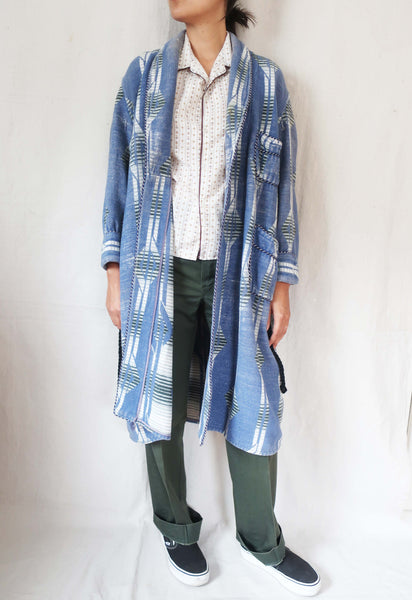 Vintage Brent Blue Beacon Blanket Robe